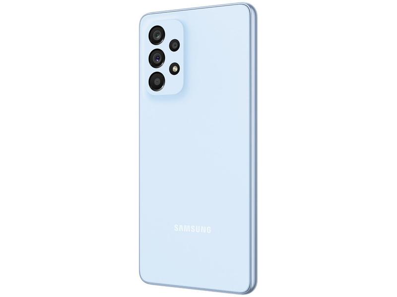 Smartphone Samsung Galaxy A53 128GB Azul 5G - 8GB RAM 6,5” Câm